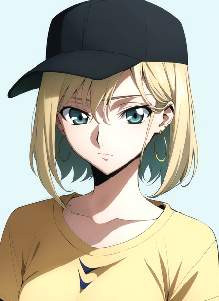 3978531545-3324033809-codeGeass , masterpiece, best quality, 1girl, aqua eyes, baseball cap, blonde hair, closed mouth, earrings, green background, ha.png